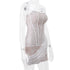Elegant Lace Strapless See-Through Mini Dress for Women Summer Street Party